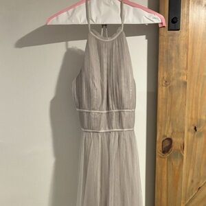 Jenny Yoo Cream Sweetheart Prom Gown